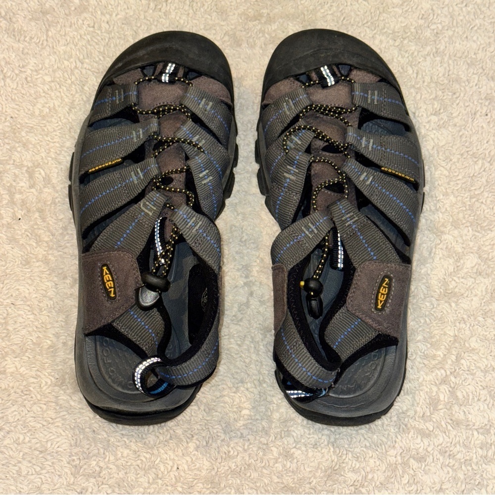 Keen Black and Dark Gray Outdoor Sandals